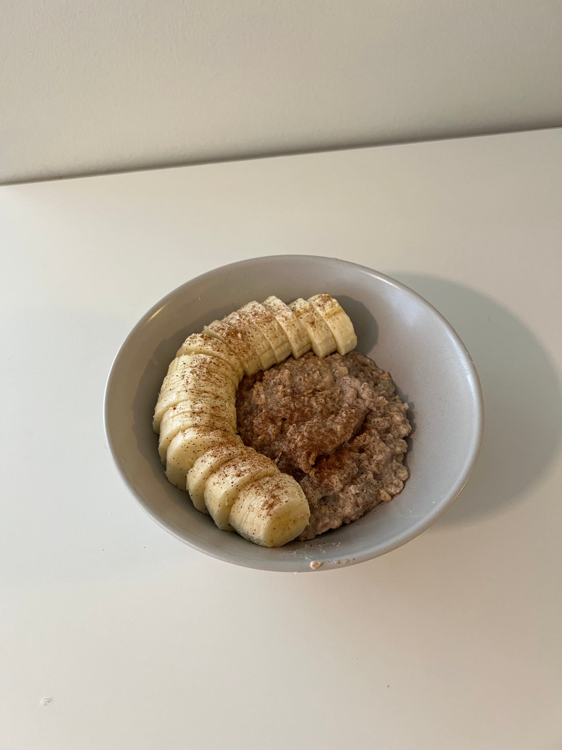 Proteinrik havregrøt med banan